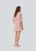 Melia Print Ls Dress - Pink Blossom