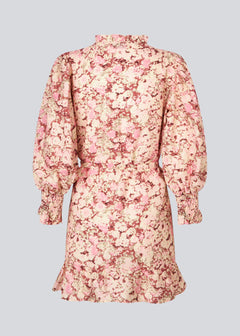 Melia Print Ls Dress - Pink Blossom