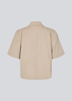 Tuesday Ss Blazer - Beige Melange