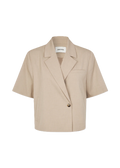 Tuesday Ss Blazer - Beige Melange