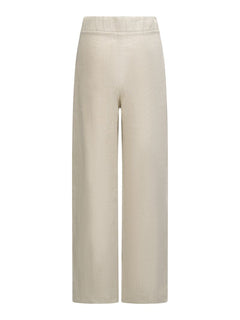 Molly Linen Pants - Beige Melange