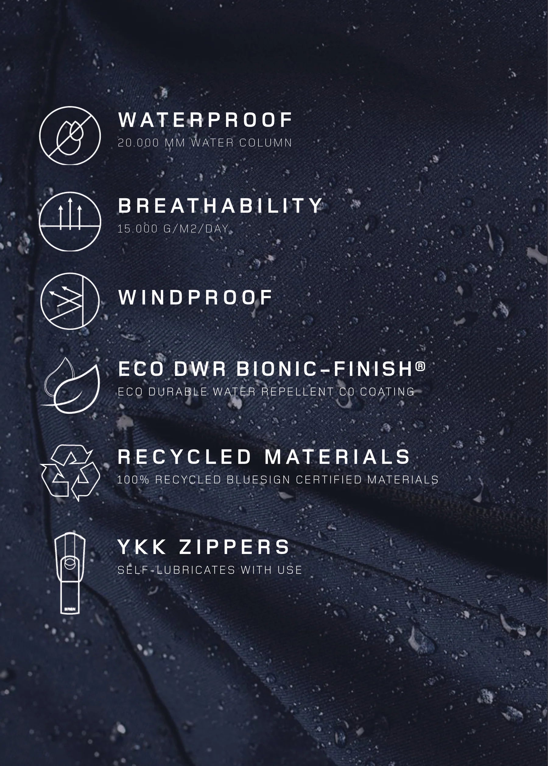 Monsun Coat - Navy Pinstripe