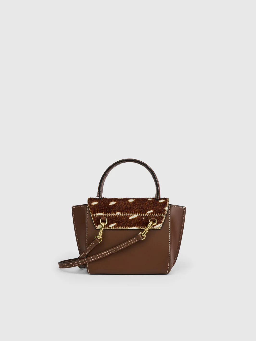 Montalcino Cannella Printed Cerbiatto Pony/Vacchetta - Cannella