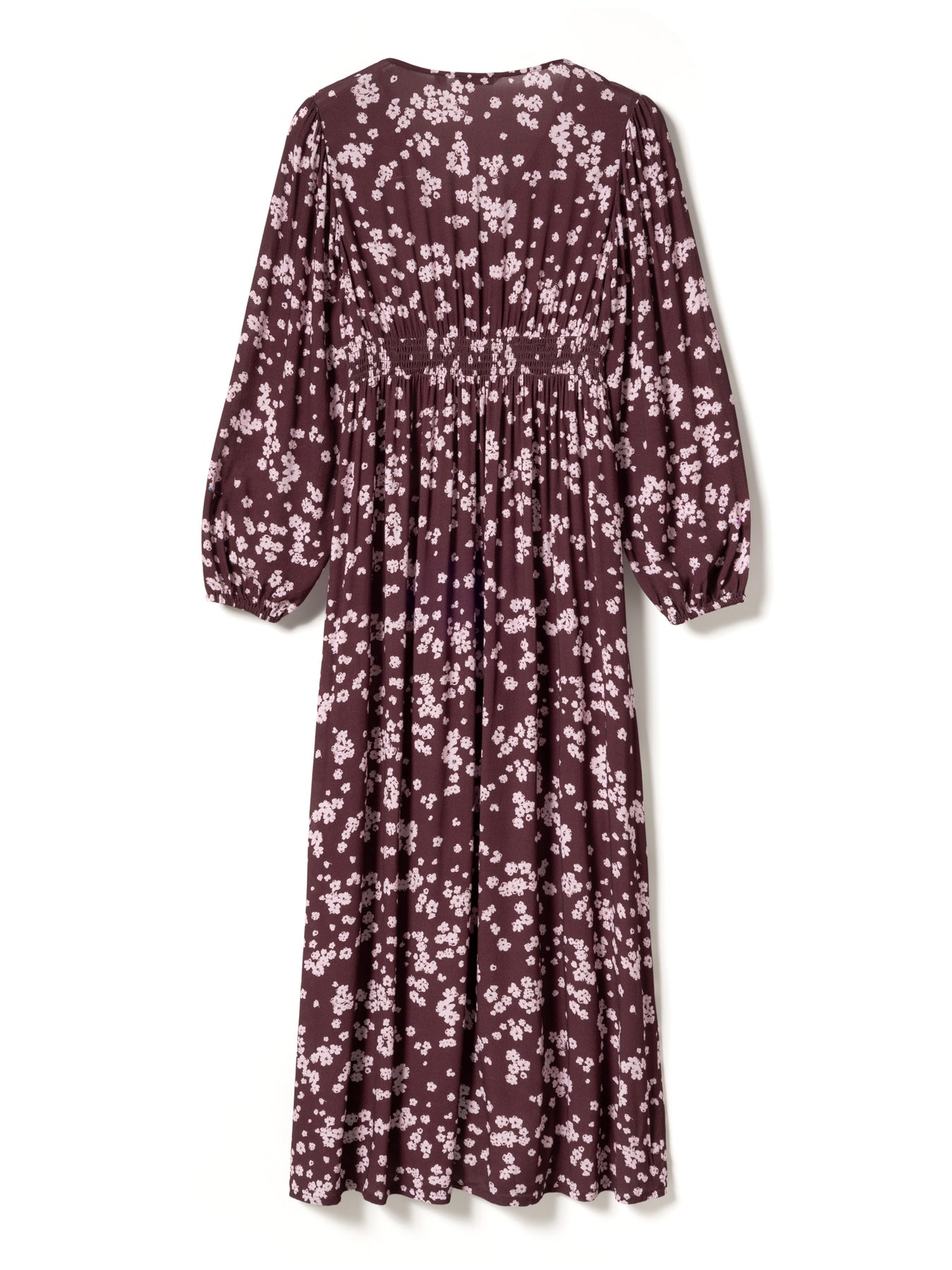 N-Lilith Maxi Dress - Deja Burgundy Print