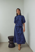 N-Marisol Skirt - Dusty Blue