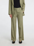 Tania-Rita Mw Wide Pant Noos - Vetiver