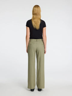 Tania-Rita Mw Wide Pant Noos - Vetiver