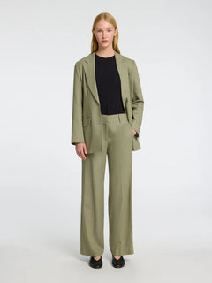 Tania-Rita Mw Wide Pant Noos - Vetiver