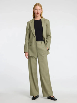 Tania-Rita Mw Wide Pant Noos - Vetiver