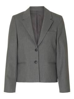 Rita Lano Blazer - Medium Grey Melange