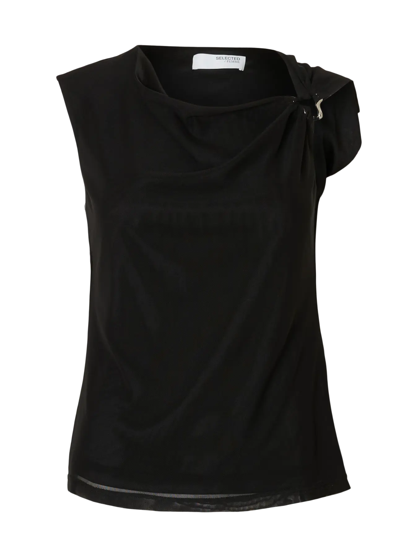Olga Sl Slim Top - Black