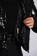 Gstaad Sequin Jacket - Black