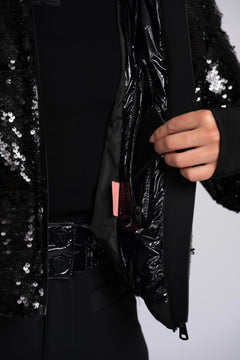 Gstaad Sequin Jacket - Black