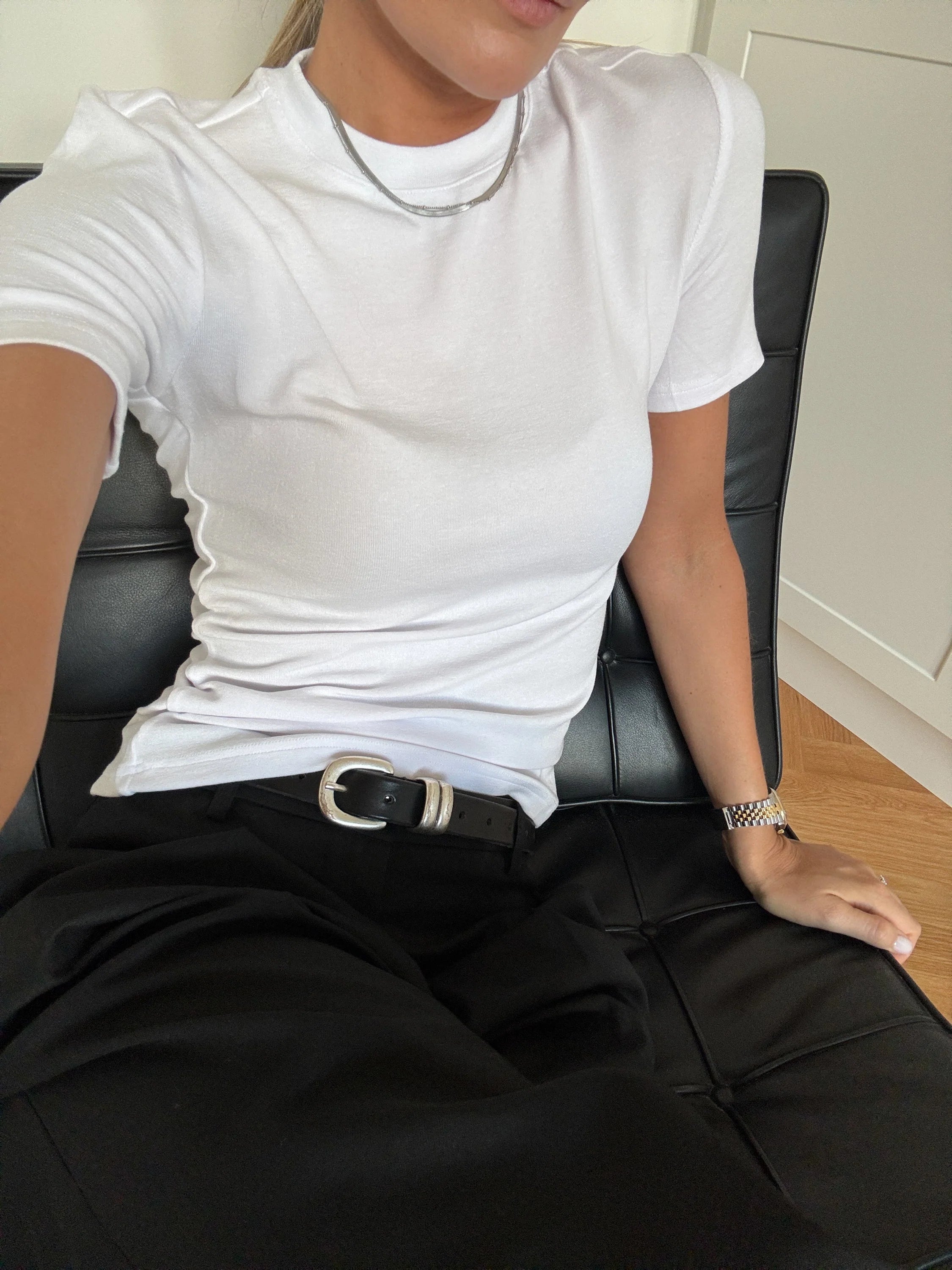 Lidie Ss Top - White