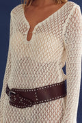 Leilany Knit Dress - Ivory
