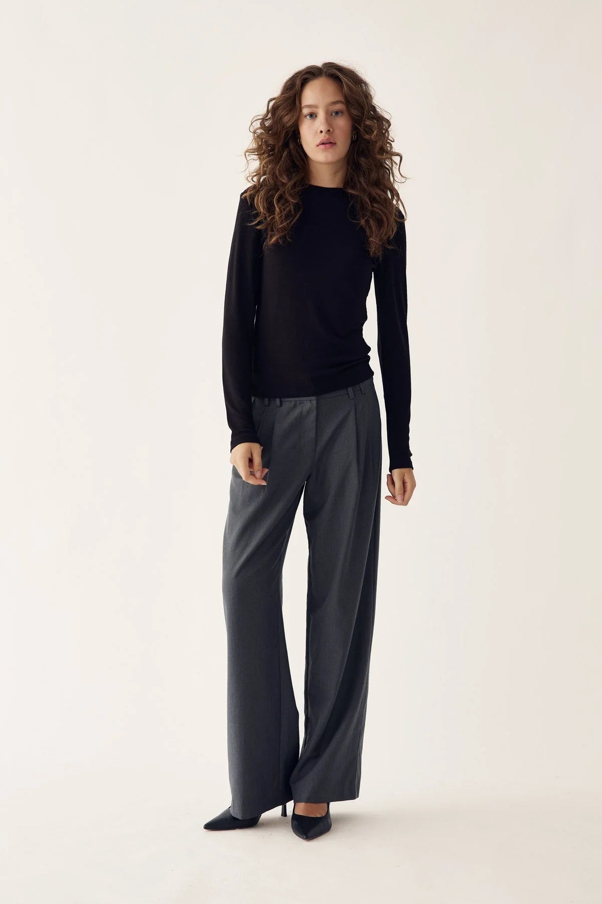 Lidie Ls Top - Black