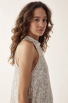 Luvena Dress - Silver
