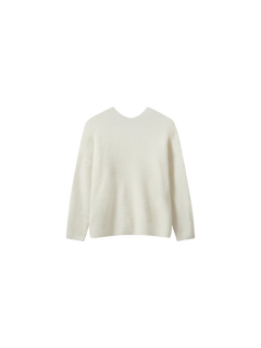 Thora V-Neck Knit - Ecru