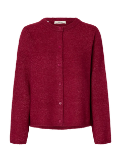 Lulu New Ls Knit Cardigan - Anemone Melange