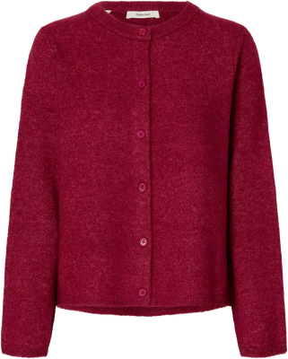 Lulu New Ls Knit Cardigan - Anemone Melange