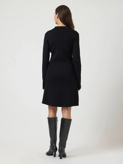 Yasnama Ls Knit Dress - Black