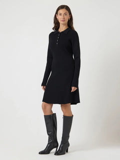 Yasnama Ls Knit Dress - Black