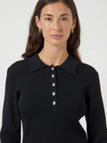 Yasnama Ls Knit Dress - Black