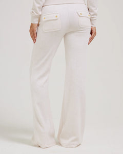 Layla Pocket Low Rise Gold Hw - Oatmeal Marl