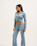 Caisa Low Rise Pant - Bluestone