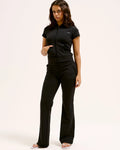 Farah Low Rise Leggings - Black