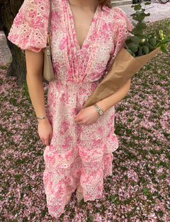 Nanni Floral Maxi Dress - Pink Floral