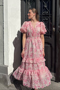 Nanni Floral Maxi Dress - Pink Floral