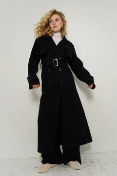 Yua Coat - Navy