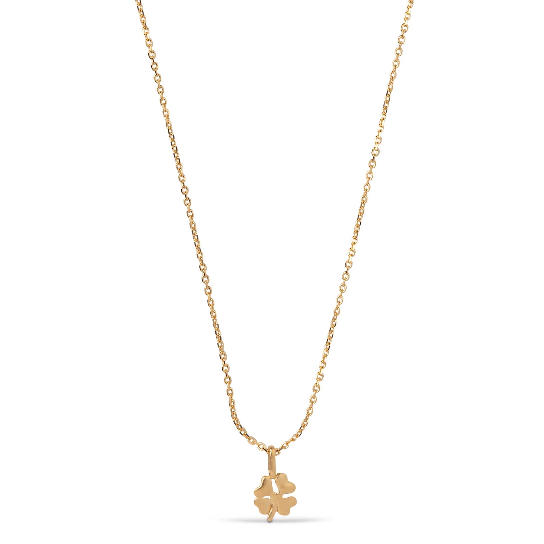 Four-Leaf Clover Necklace - Gold