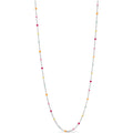 Lola Necklace - Rainbow Silver