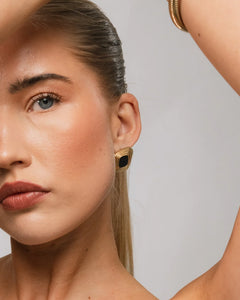 Frame Earrings - Gold