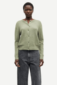 Nor Short Cardigan - Vetiver