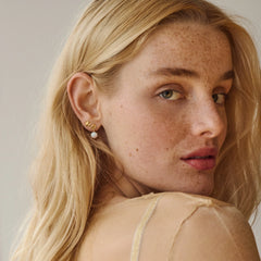 Daystar Globe Earrings - Opal