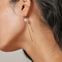Aga Earring - Light Blue