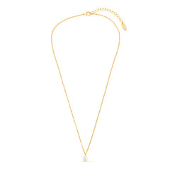 Pearl Drop Ditsy Necklace - Pearl