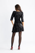 Sif Sequins Dress - Black