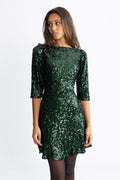 Sif Sequins Dress - Green