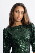 Sif Sequins Dress - Green