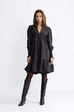 Embla Denim Dress - Black