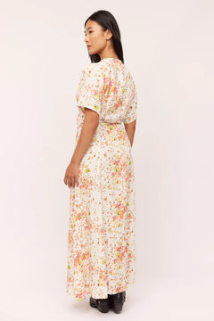 Spire Wrap Dress - Garden Flower