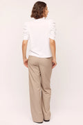 Empire SS Blouse - Optical White