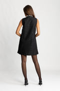 Bolette Boucle Sequins Dress - Black