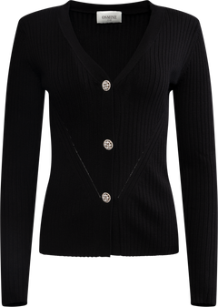 Norhild Knit Cardigan - Black