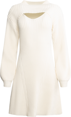 Norfrid Knit Dress - Creme