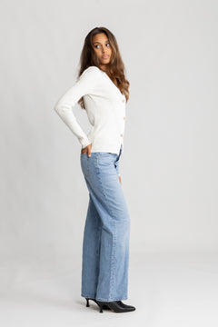 Norhild Knit Cardigan - Creme